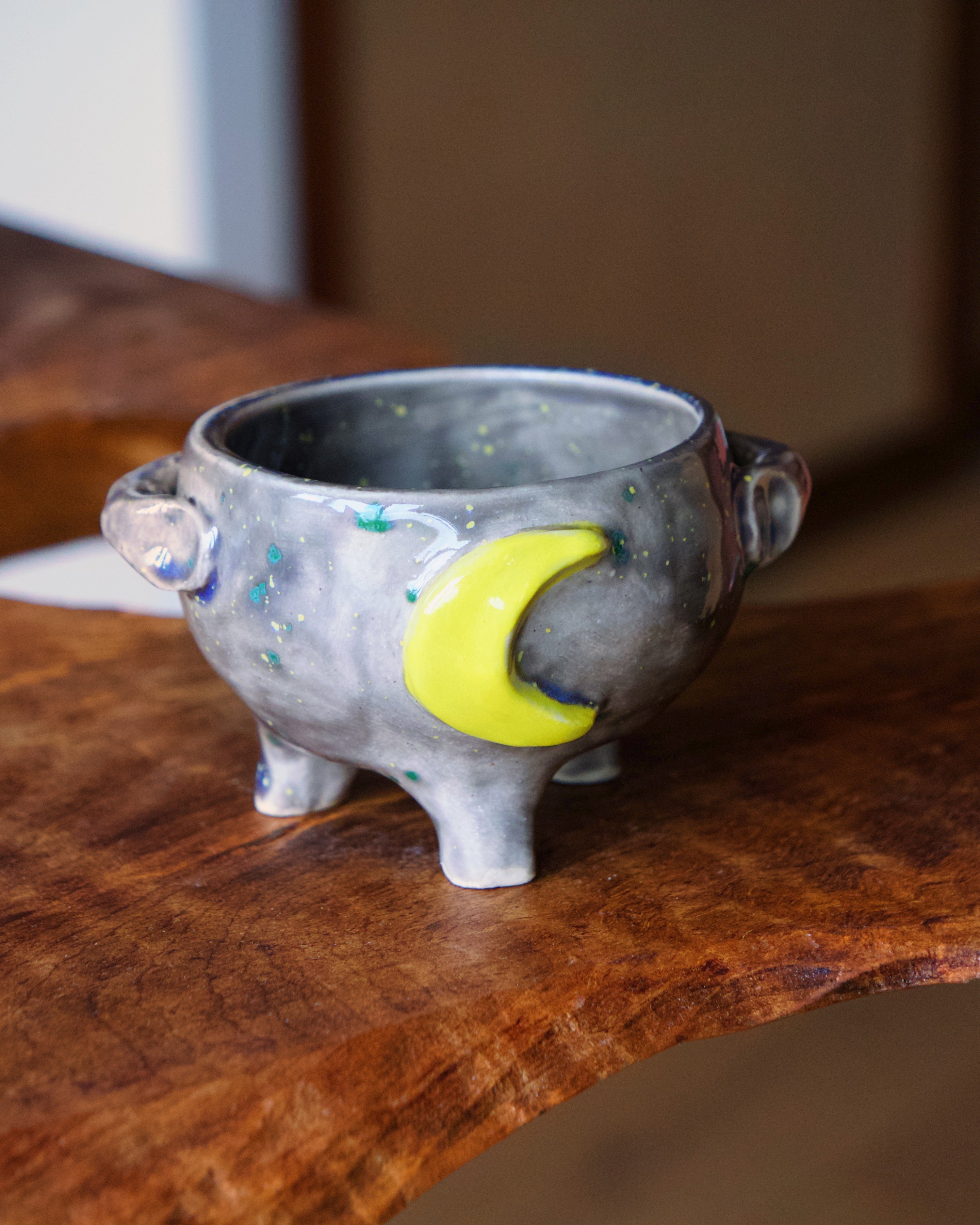 Tasse Chaudron Gris Bleuté