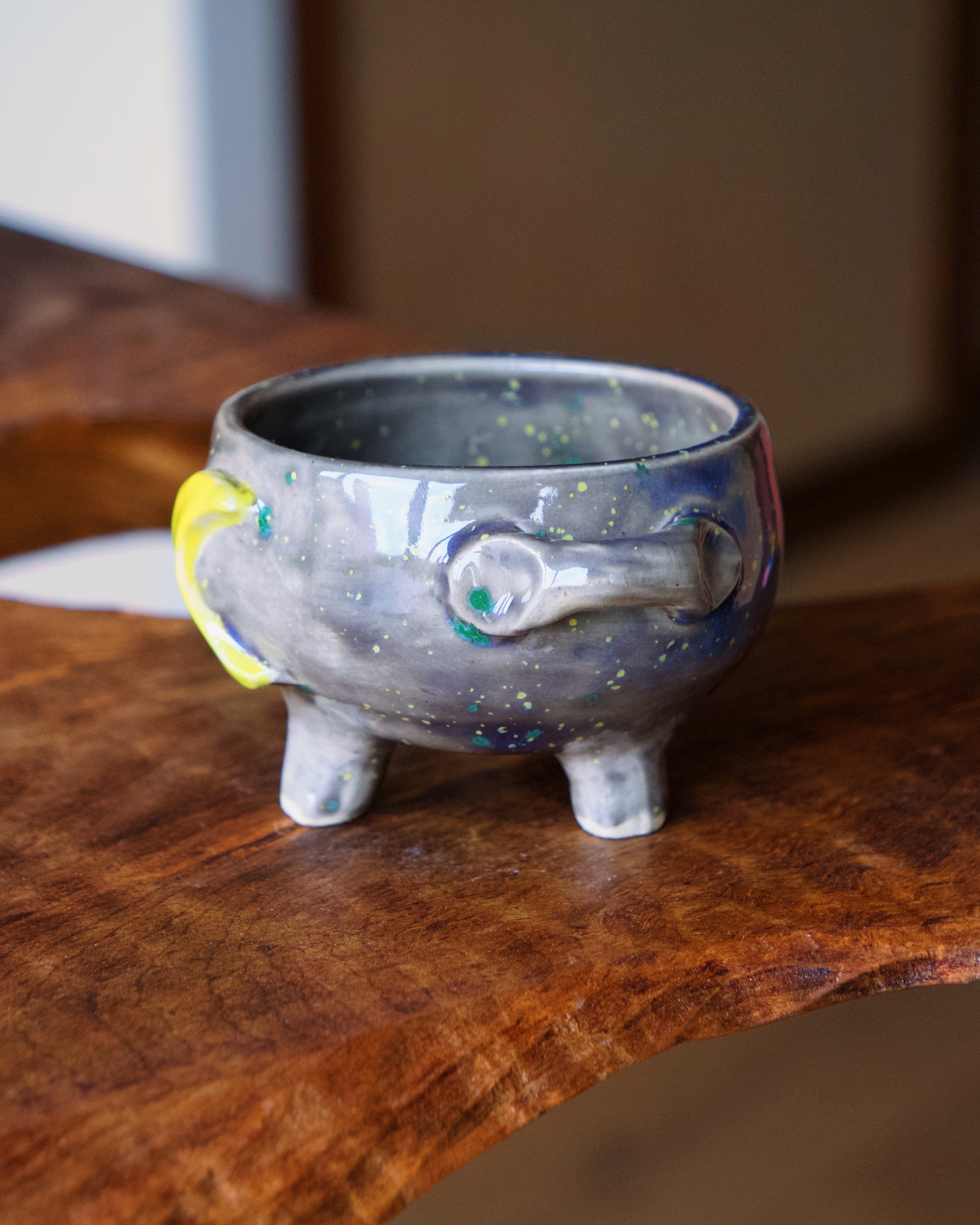 Tasse Chaudron Gris Bleuté