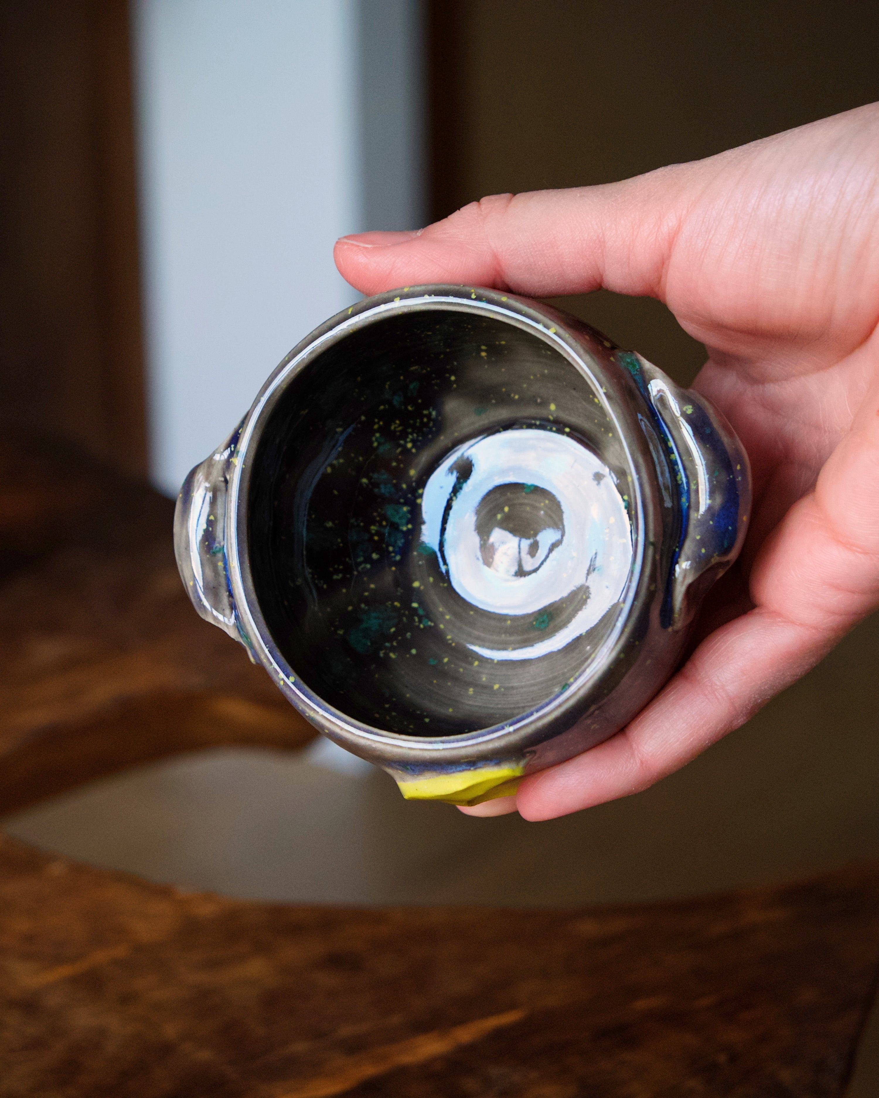 Tasse Chaudron Gris Bleuté