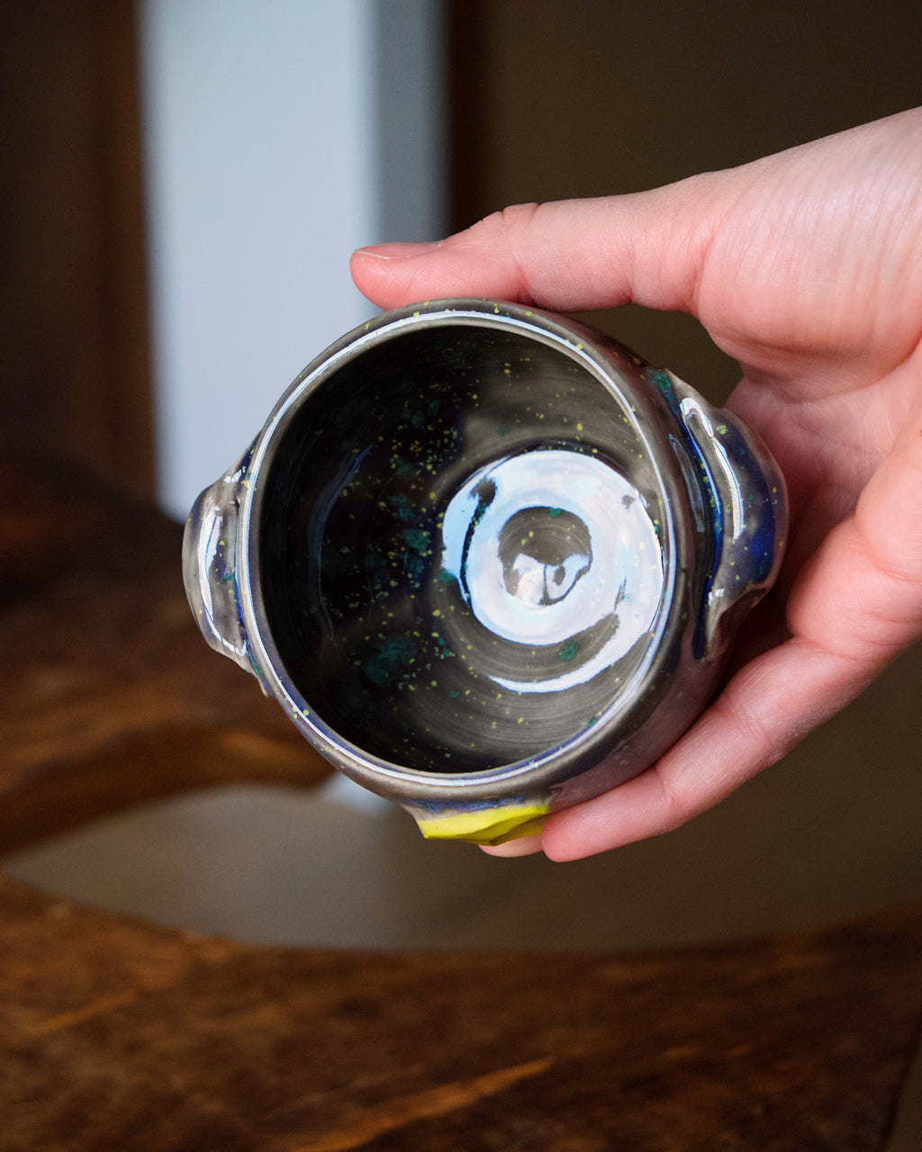 Tasse Chaudron Gris Bleuté