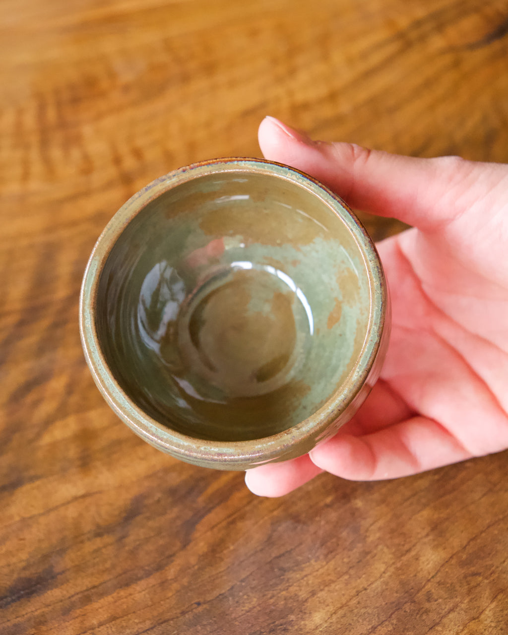 Tasse Ronde Nuances Vertes