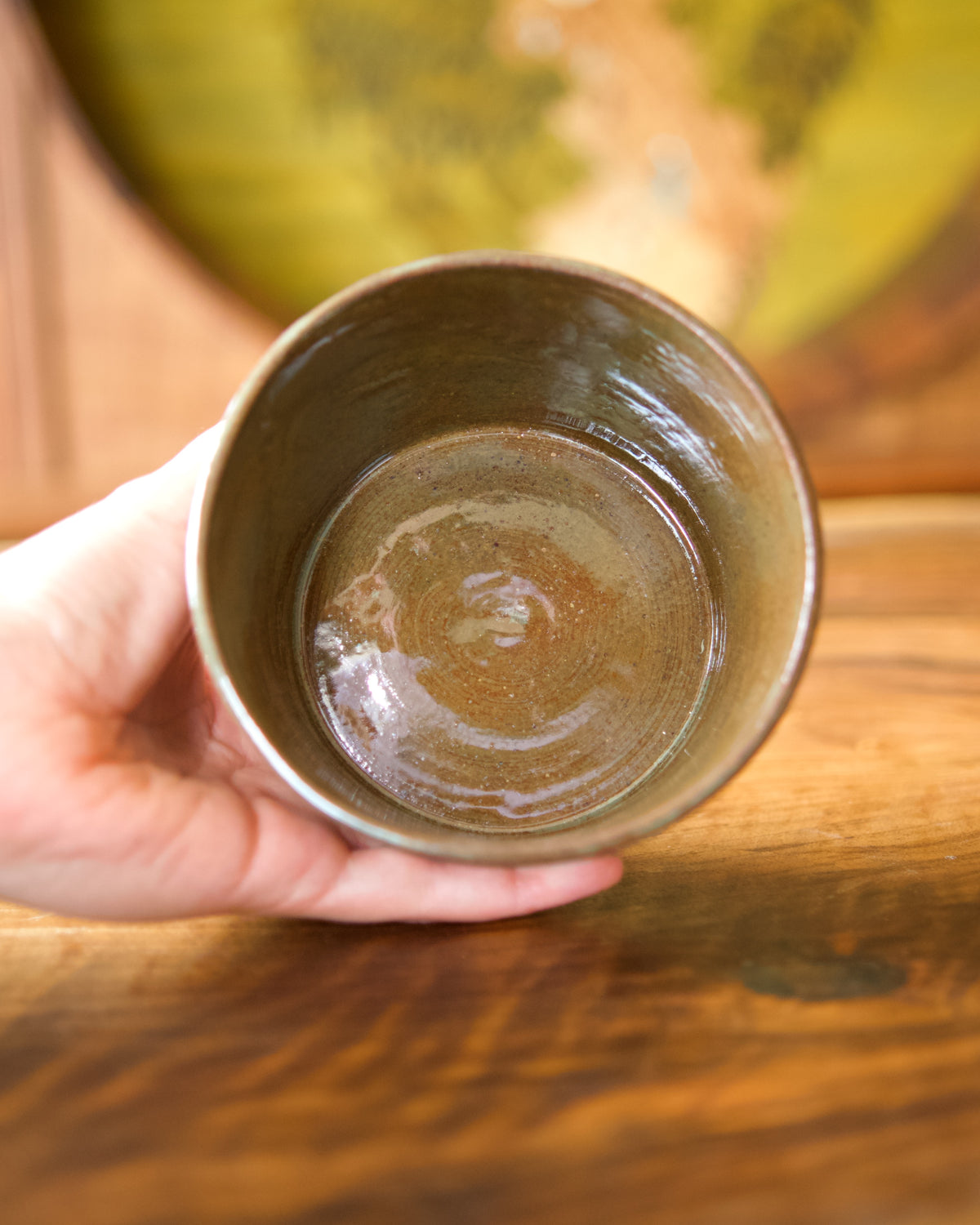 Cache pot Witches Garden Vert et Or