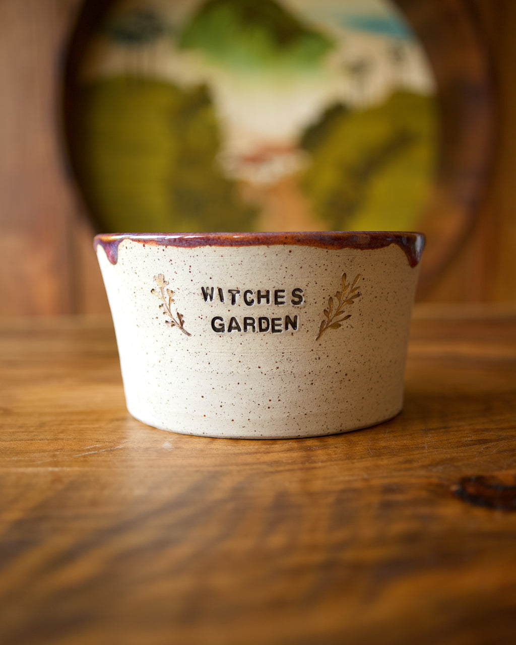 Cache pot Witches Garden Rouille