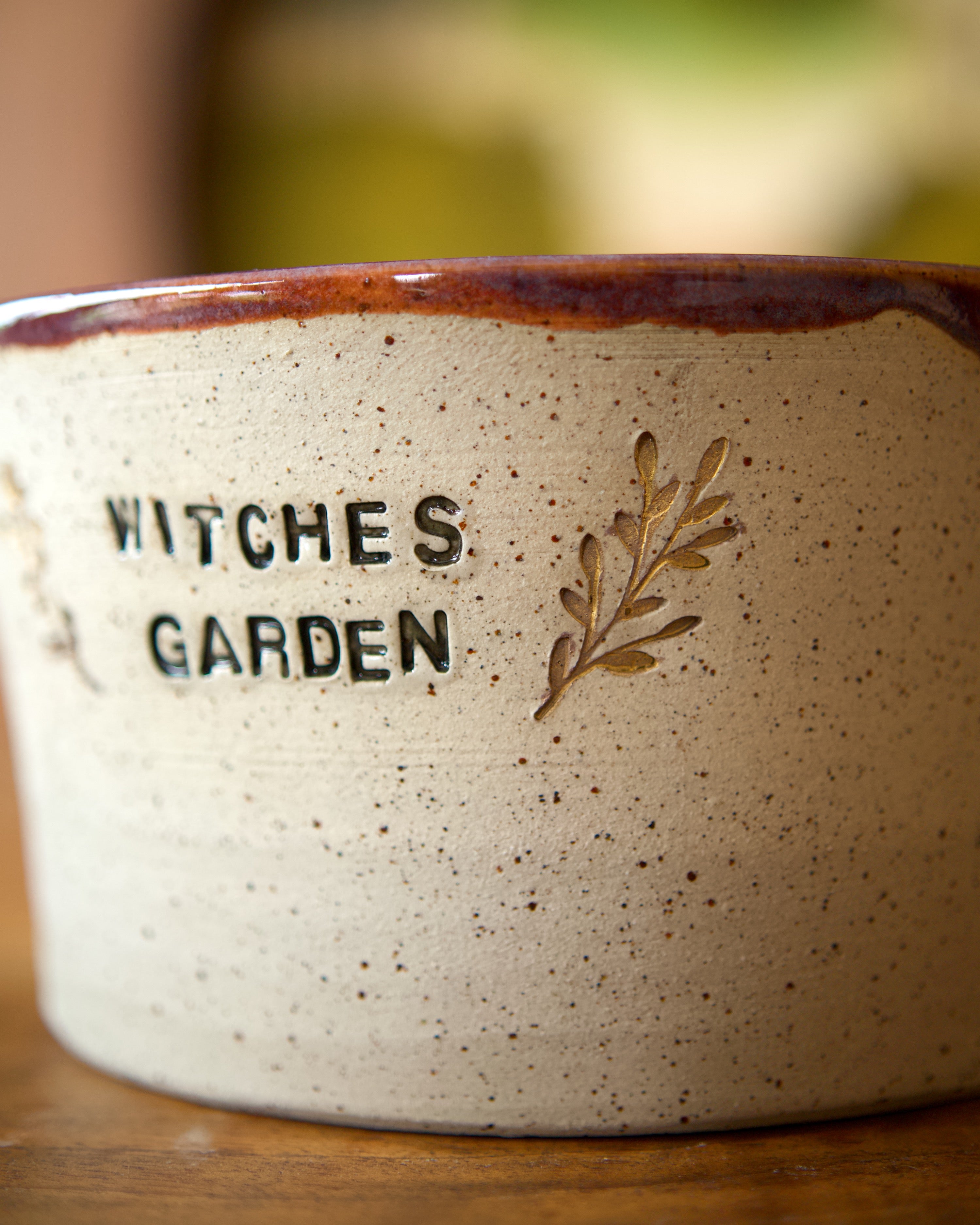 Cache pot Witches Garden Rouille
