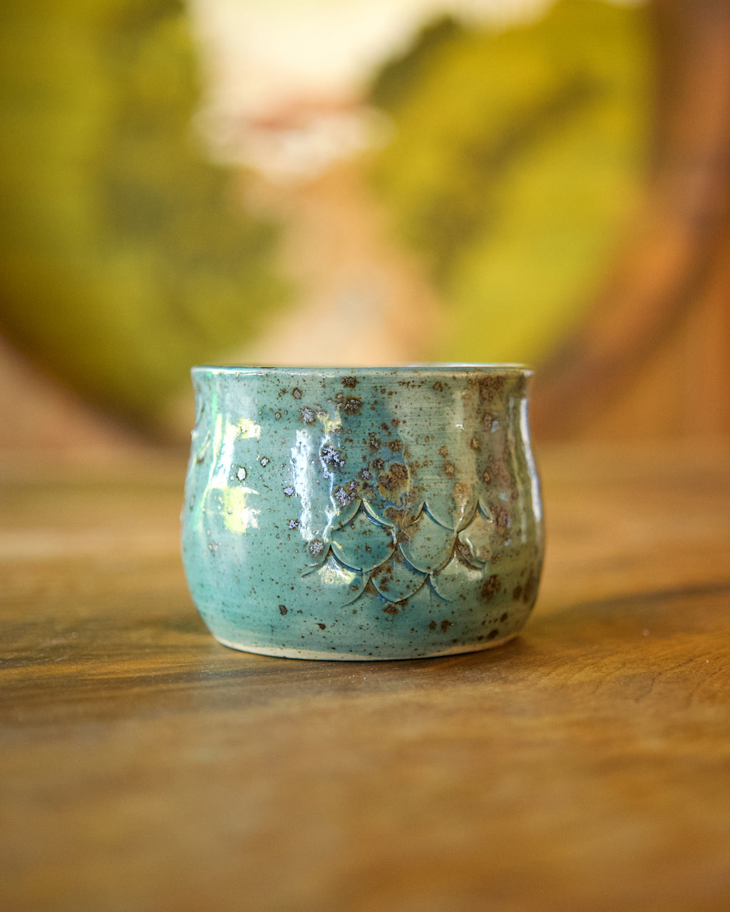 Tasse Oeuf de Dragon bleu foncé