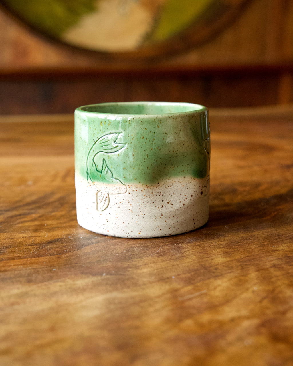 Tasse Koi verte